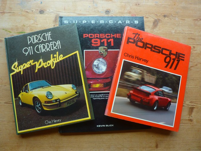 Book - Porsche - Porsche 911 literatuur 3x