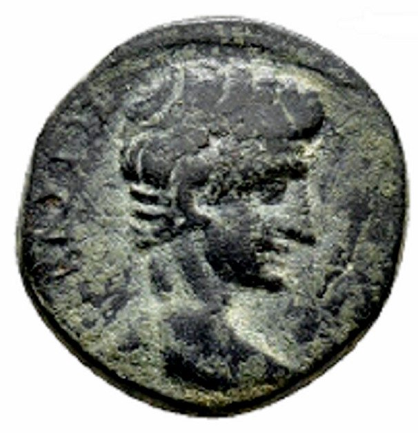 羅馬帝國 （省）. 奧古斯都 (27 BC-AD 14). AE 16 Magistrate  Zeuxis Philalethes struck at Laodicea ad Lycum (R)  (沒有保留價)