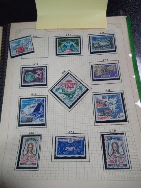 Monako  - kolekcja znaczków