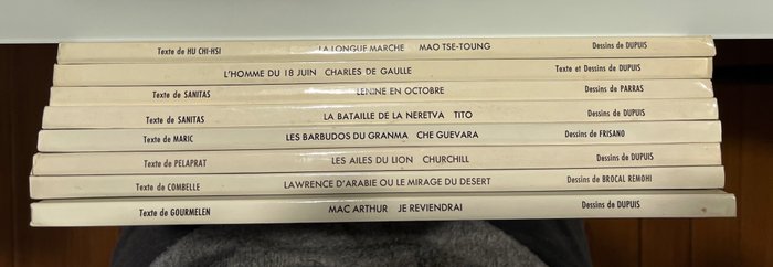 Les Grands Capitaines T1 à T8 - 8x C - 8 Album - Prima edizione - 1981/1984