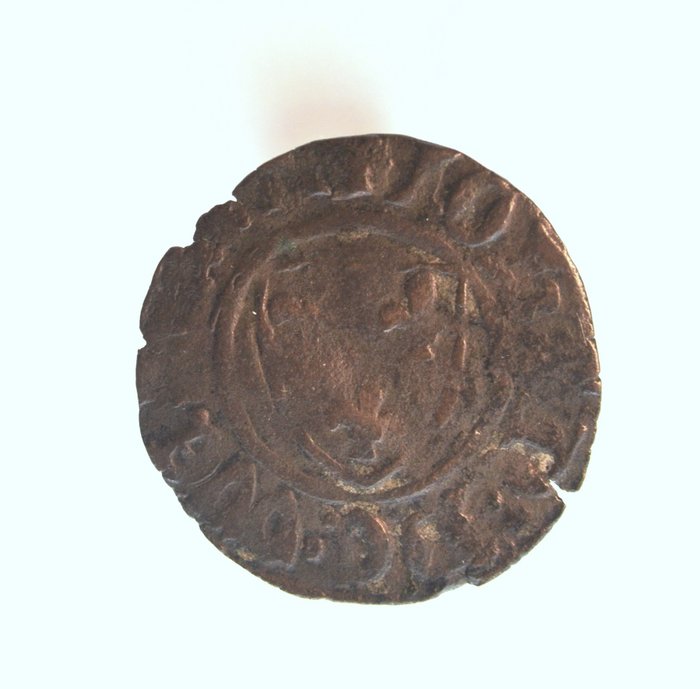 Burgundische Niederlande, Rummen. Jan II van Wesemael. Dubbele Mijt z.j. ca 1417-1464  (Ohne Mindestpreis)