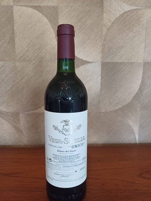 1990 Vega Sicilia, Único - Ribera del Duero Gran Reserva - 1 Flaske (0,75Â l)