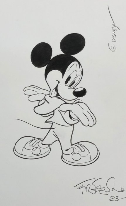 Andrea Freccero - 1 Original drawing - Mickey Mouse - 2023