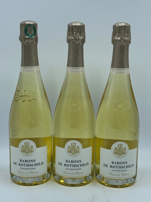 Barons de Rothschild - Reims Blanc de Blancs - 3 Garrafas (0,75 L)