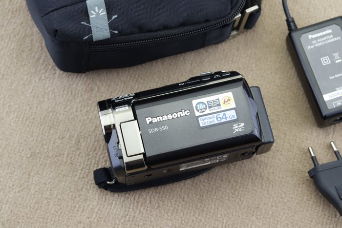 Panasonic SDR-S50 camcorder, 70x optische zoom Videokamera