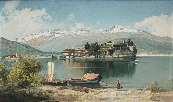 Clark Van Clemenson (1910 - ?) - Isola Bella sul Lago Maggiore