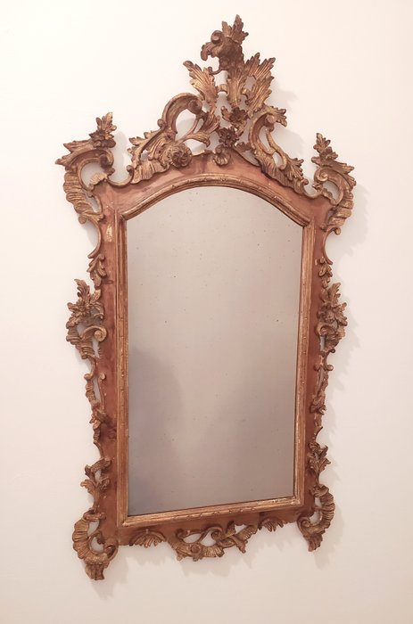 镜子  - 木头