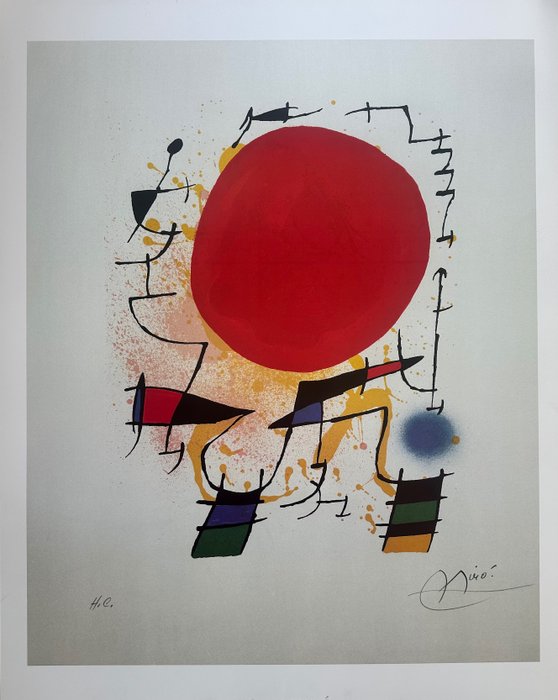 Joan Miro (1893-1983) - Composition