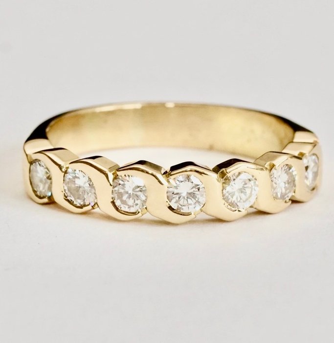 Ring - 18 karat Gull Diamant - Diamant 