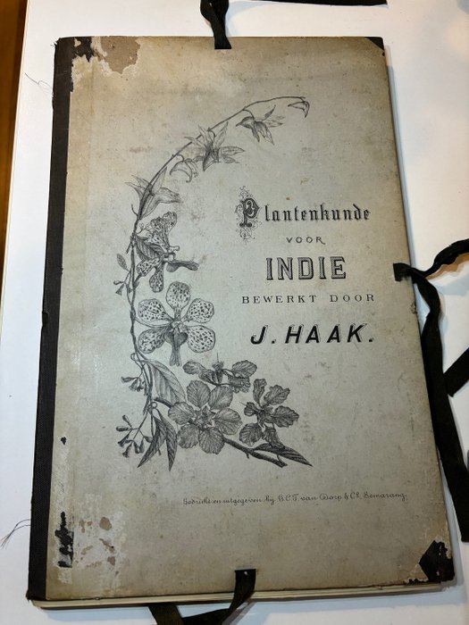 J. Haak - Plantenkunde voor Indie bewerkt door J. Haak (50 Platen) - 1892