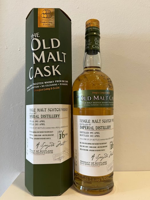 Imperial 1995 16 years old - Old Malt Cask - One of 271 - Douglas Laing  - b. 2011  - 700ml