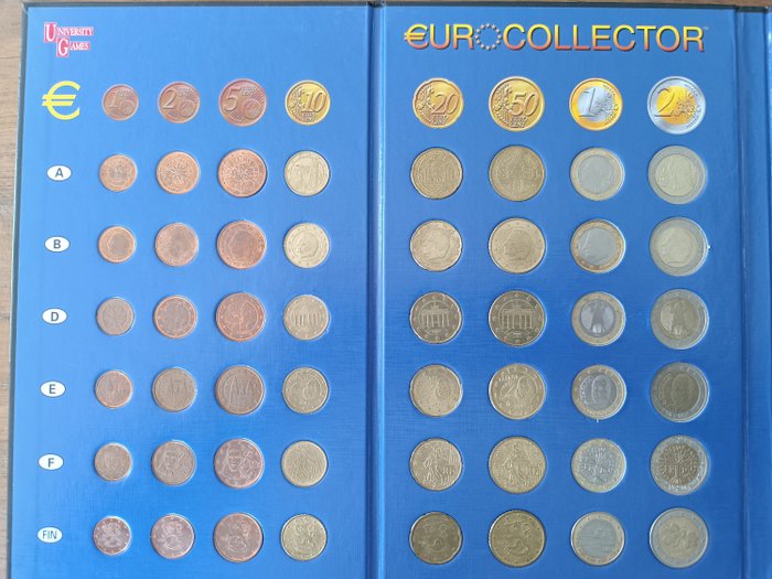 欧洲. Euro Various Years (110 monnaies)  (没有保留价)