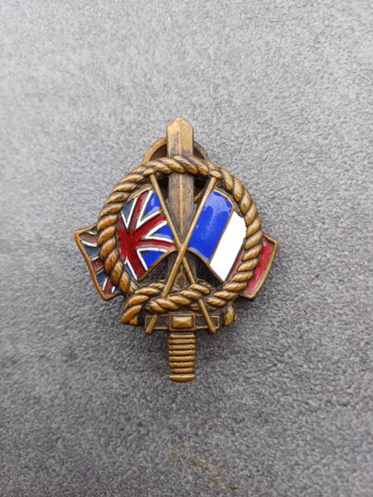 法國 - 獎牌 - insigne mission militaire de liaison franco britannique - 1940
