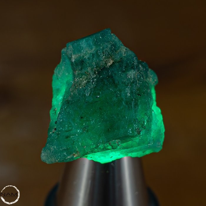 大號珍貴哥倫比亞祖母綠 水晶，未經處理 32.9 克拉- 6.58 g