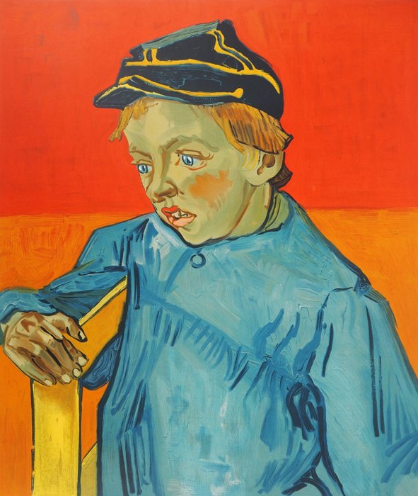 Vincent Van Gogh (1853-1890) - Le collégien, Camille Roulin