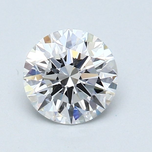 1 pcs Diamant - 0.81 ct - Rund, strålende - D (farveløs) - VVS1