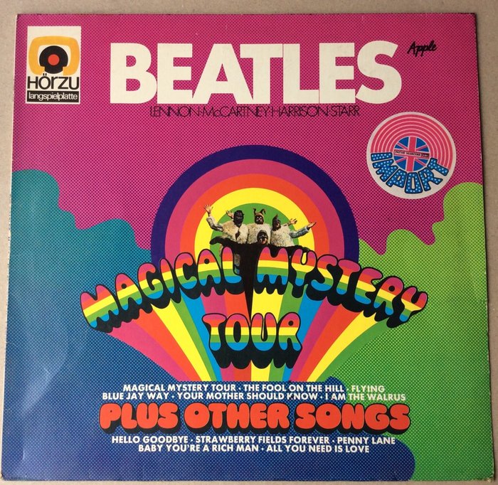 披頭四 - Magical Mystery Tour - 單張黑膠唱片 - 180克, 第1次立體聲按壓 - 1972