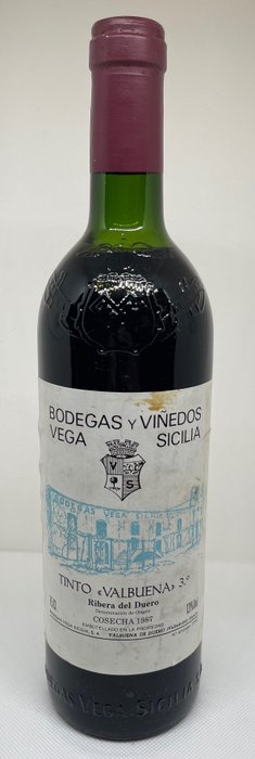 1987 Vega Sicilia, Valbuena 3º Año - 里貝拉格蘭德爾杜羅 - 1 Bottle (0.75L)
