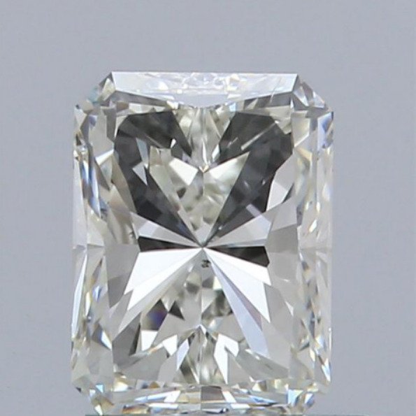 1 pcs Diamante - 0.90 ct - Radiante - J - VS2, *No Reserve Price* *EX* *None*