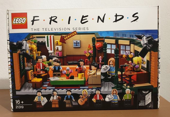 Lego - Friends - LEGO Ideas 21319 Central Perk, Set con l'Iconico Caffè e 7 Minifigure Friends, Gadget per il 25°