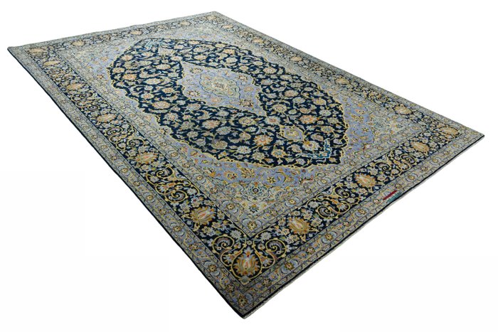Keshan Kork - 签名波斯地毯 - 小地毯 - 388 cm - 287 cm