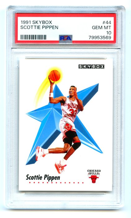 1991 - Skybox - NBA - Scottie Pippen - #44 - 1 Graded card - PSA 10