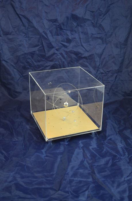 桌鐘和座鐘 - Lorenz Action Art Uhr -  設計 有機玻璃 - 1970-1980