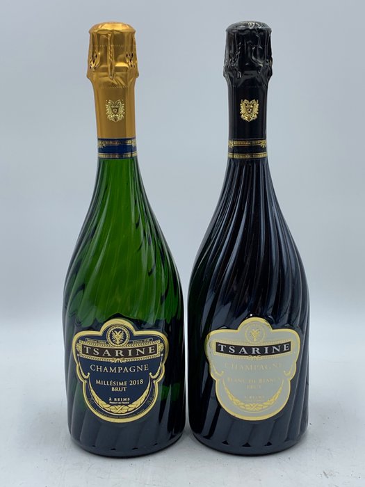 Tsarine, Millésime 2018 Brut - Tsarine Blanc de Blancs - Șampanie - 2 Sticle (0.75L)