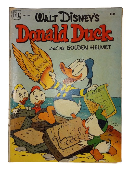 Four Color #408 - Donald Duck and the Golden Helmet - 1 Comic - 第一版 - 1952