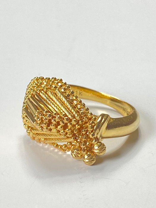 No Reserve Price - Ring - 21.6 kt. Yellow gold 