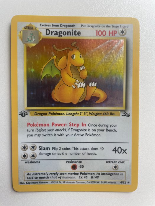 WOTC Pokémon Card - Dragonite
