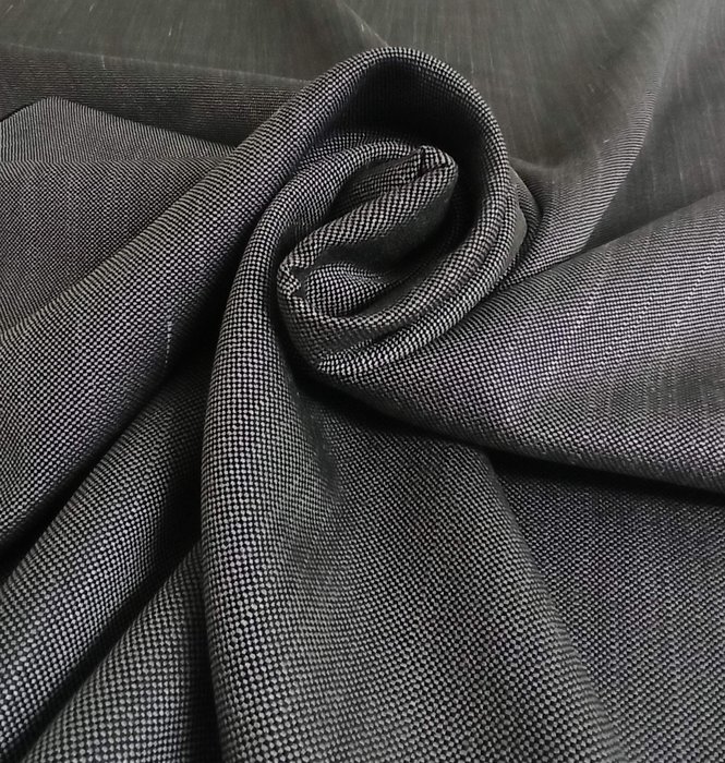 (380+330) x 155 cm - Due preziosi tessuti in lana, lino e seta - Țesătură tapițerie (2)  - 710 cm - 155 cm