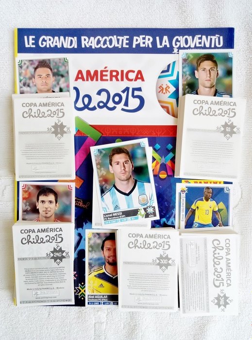 帕尼尼 - Copa América 2015 - 1 Empty album + complete loose sticker set