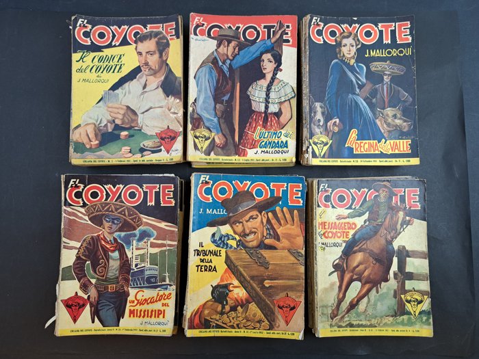 El Coyote Nuova Serie - Albi Assortiti - 39 Comic - 第一版 - 1951