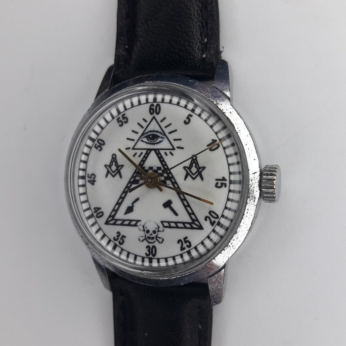 Wristwatch. Masonic Freemasonry - Unisex