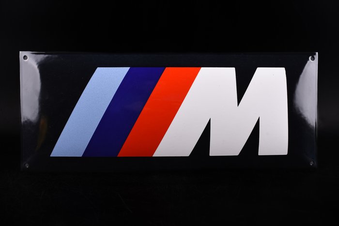 Emailleschild - BMW M Power; handgefertigt; Qualität - Emaille