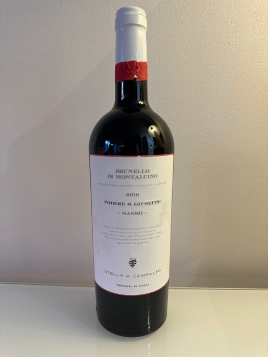 2016 Stella di Campalto, Podere San Giuseppe "Sasso" - 蒙达奇诺·布鲁奈罗 DOCG - 1 Bottle (0.75L)