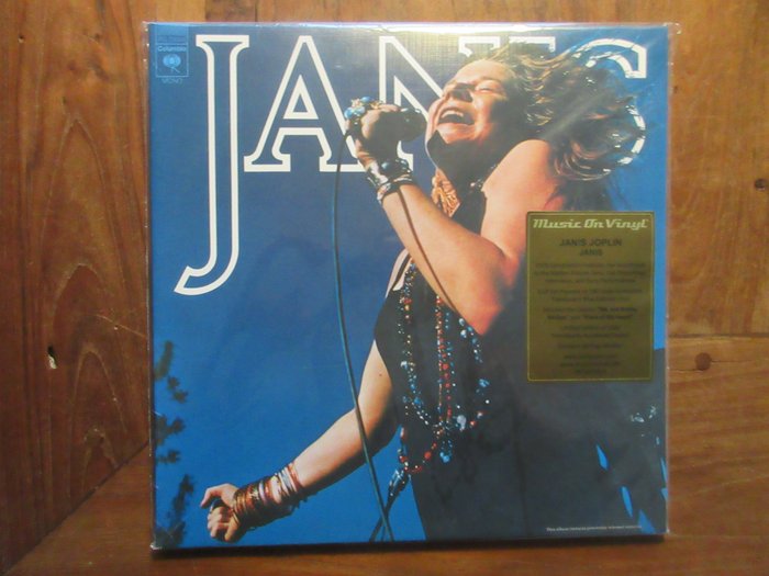 Janis Joplin - Janis - 2LP Bue vinyl - 2 x LP Album (dubbelalbum) - 2023