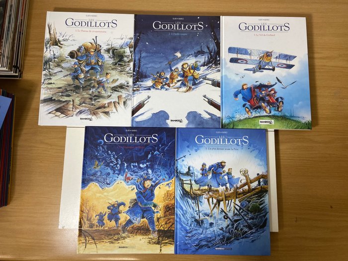 Les Godillots T1 à T5 - Série complète - 5x C - 5 Albums - First edition - 2011/2018