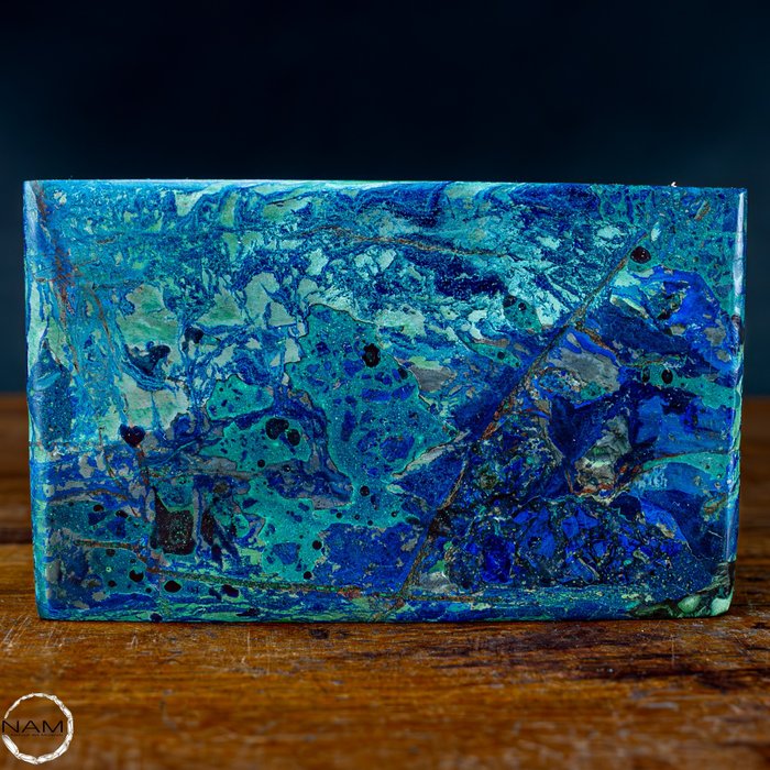 非常稀有的藍銅礦、金綠玉和孔雀石 珠寶盒 1894.7 克拉- 378.94 g
