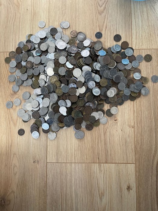 義大利王國. Lot of 5 kg of coins 1850/-1945  (沒有保留價)