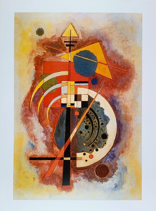 Wassily Kandinsky (1866-1944) - Hommage a Grohmann - Artprint Offsetlithographie - 80 x 60 cm