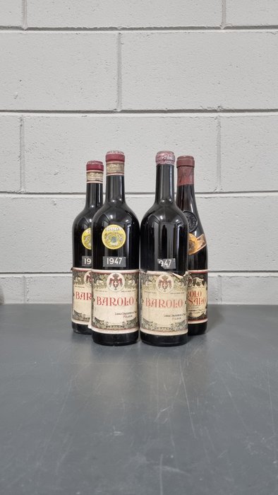 1947 x2, 1951 & 1965, Luigi Calissano - 巴羅洛 - 4 瓶子（0.72L）