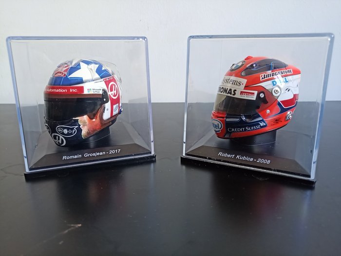 Williams - Haas - Formel 1 - Kubica - Grosjean - Racinghjälm