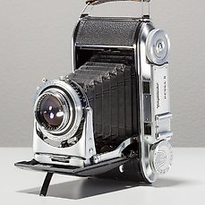 Voigtländer Bessa II with Color-Heliar 3,5/105mm | Analoge opvouwbare camera