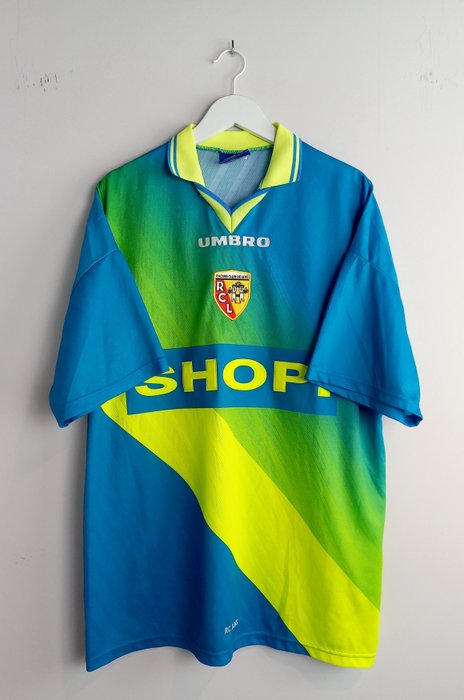 RC Lens - Francuskie rozgrywki piłkarskie - 1996 - Koszulka piłkarska