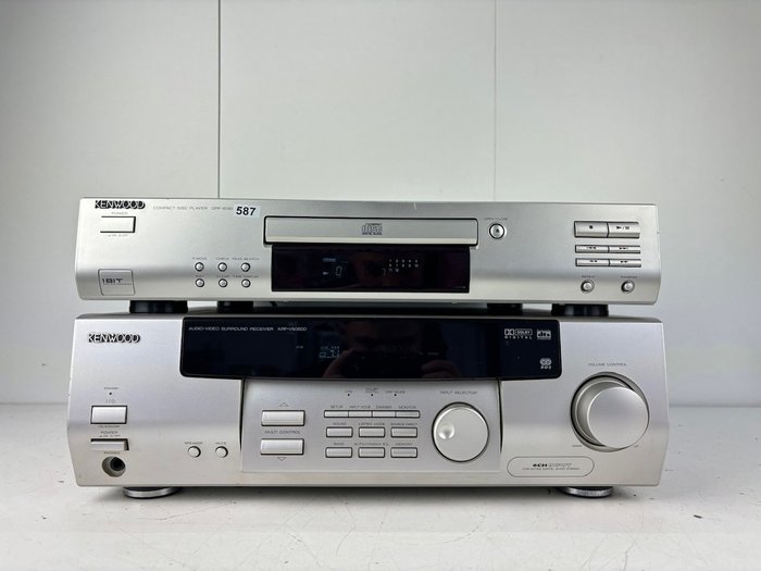 Kenwood - KRF-V5050D Halbleiter-Mehrkanal-Receiver, DPF-1030 CD-Player - HiFi-Anlage