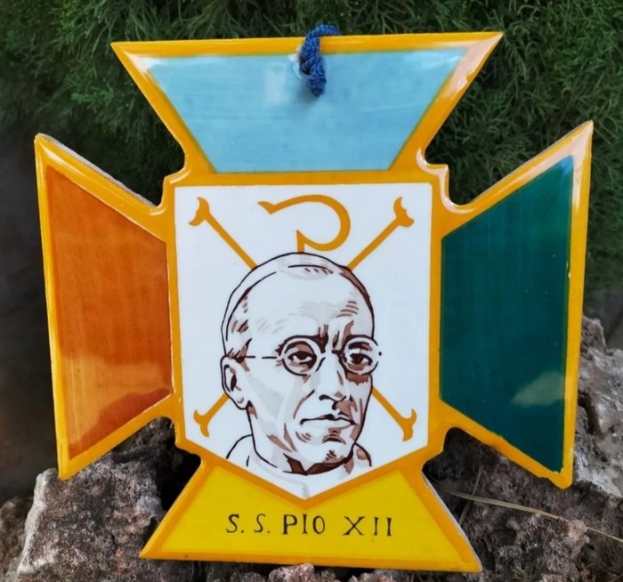  Kreuz - Keramik von Pius XII - 1960-1970 