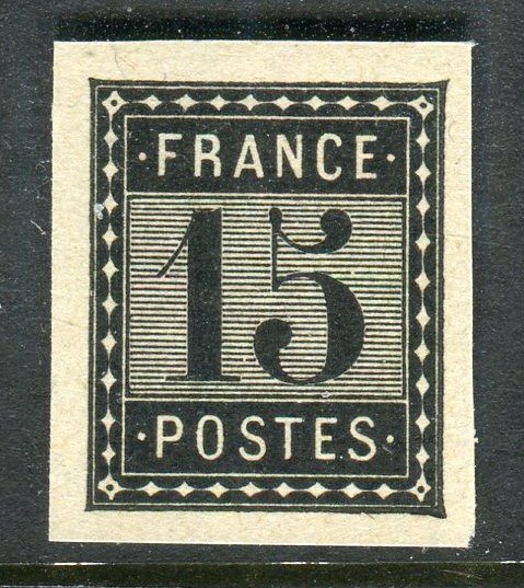 Francia  - Raro ensayo de los 15 céntimos de la Imprimerie Nationale
