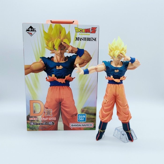 BANDAI - 玩具人偶 - Dragon Ball - Ichiban Kuji MASTERLISE- D Prize: Son Goku - From Japan - 塑料